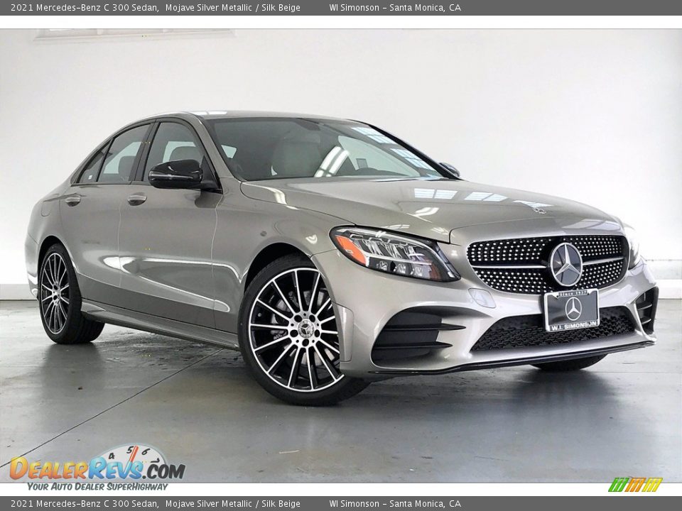 2021 Mercedes-Benz C 300 Sedan Mojave Silver Metallic / Silk Beige Photo #12