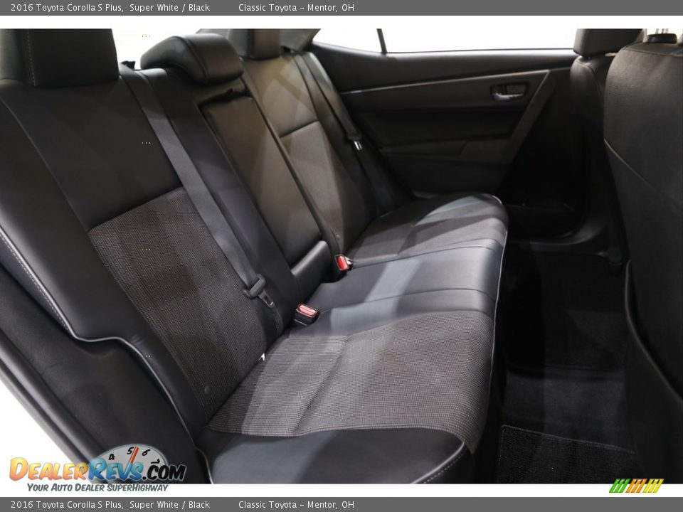 2016 Toyota Corolla S Plus Super White / Black Photo #14