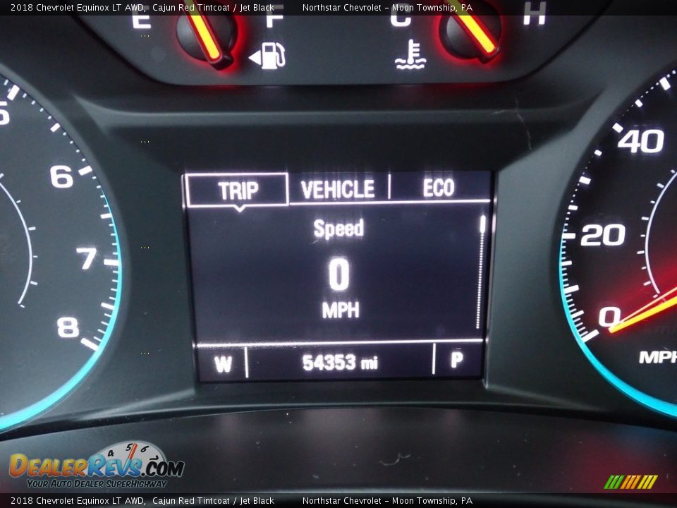 2018 Chevrolet Equinox LT AWD Cajun Red Tintcoat / Jet Black Photo #29
