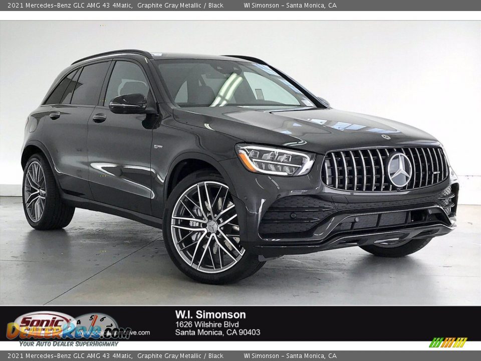 2021 Mercedes-Benz GLC AMG 43 4Matic Graphite Gray Metallic / Black Photo #1