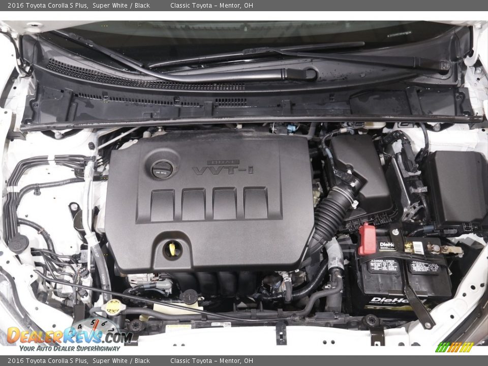 2016 Toyota Corolla S Plus Super White / Black Photo #17