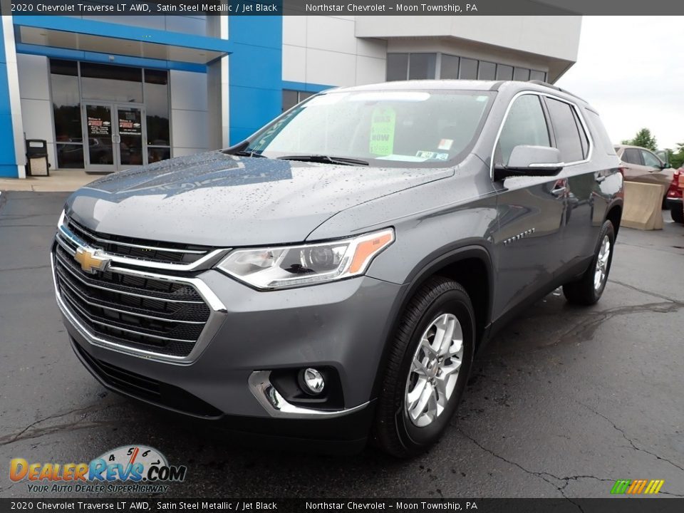 2020 Chevrolet Traverse LT AWD Satin Steel Metallic / Jet Black Photo #2