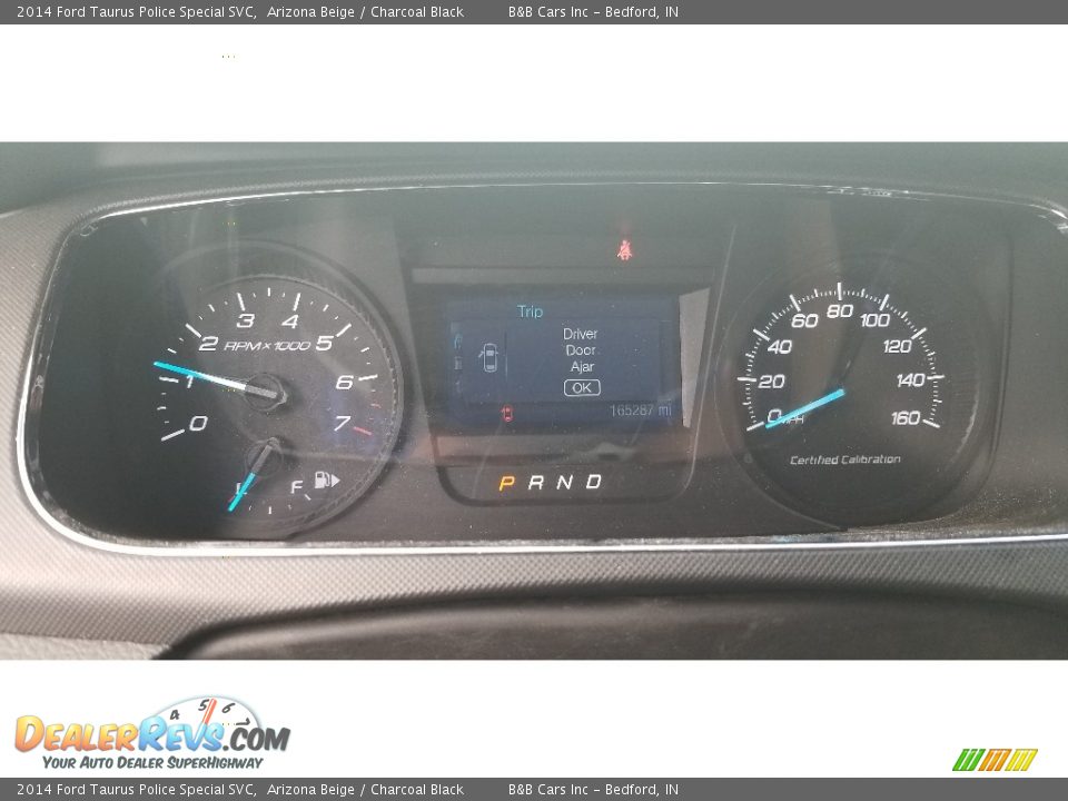 2014 Ford Taurus Police Special SVC Gauges Photo #13