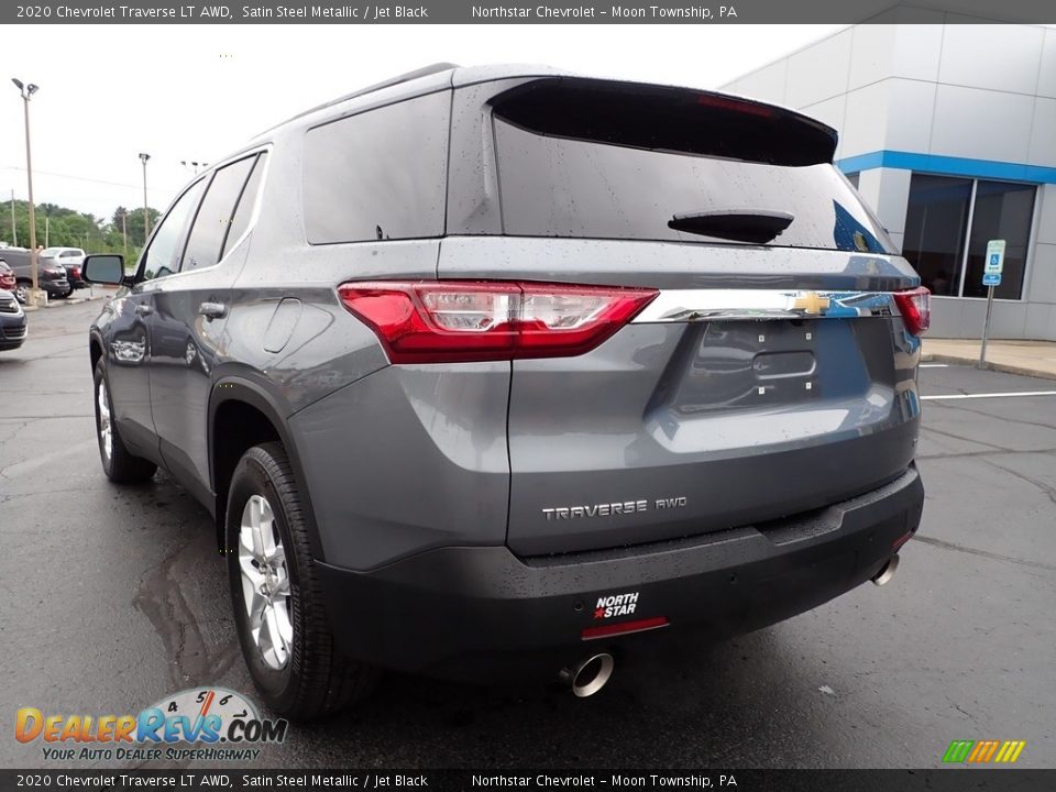 2020 Chevrolet Traverse LT AWD Satin Steel Metallic / Jet Black Photo #5