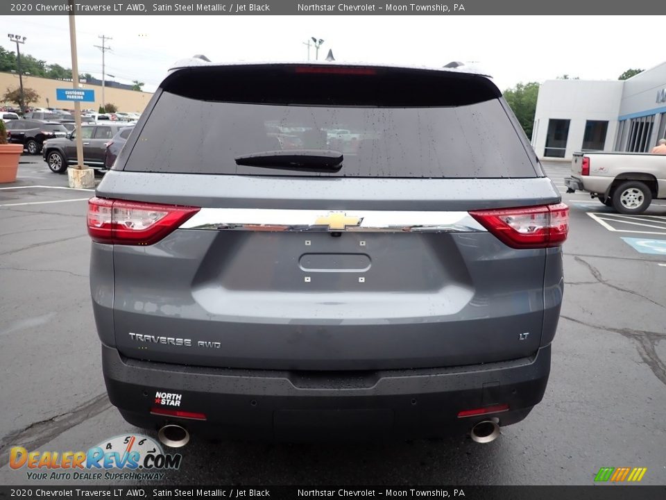 2020 Chevrolet Traverse LT AWD Satin Steel Metallic / Jet Black Photo #6