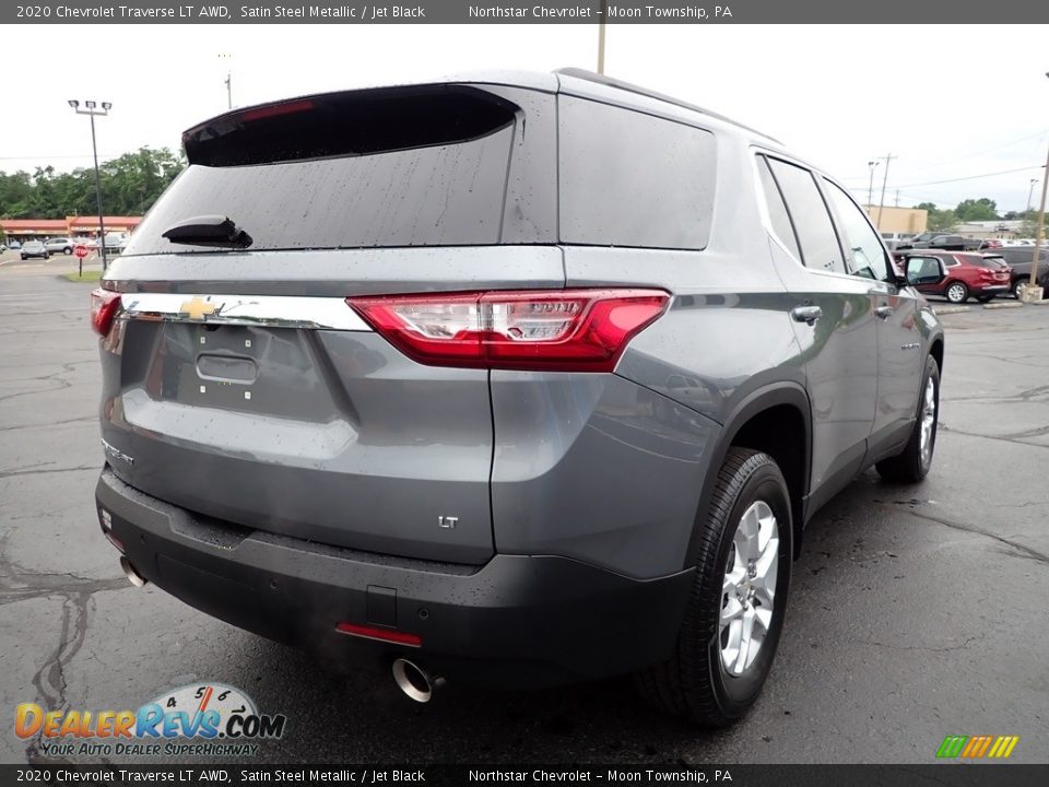 2020 Chevrolet Traverse LT AWD Satin Steel Metallic / Jet Black Photo #8