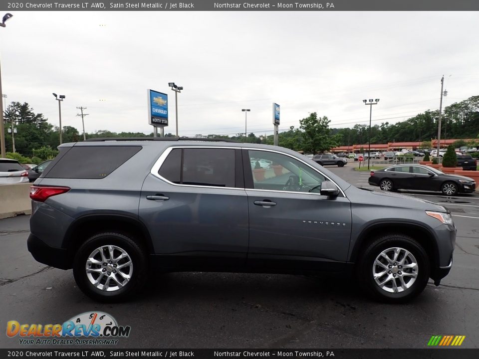 2020 Chevrolet Traverse LT AWD Satin Steel Metallic / Jet Black Photo #10