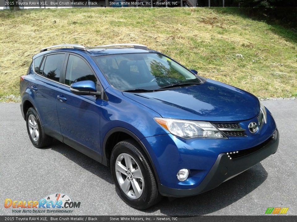 2015 Toyota RAV4 XLE Blue Crush Metallic / Black Photo #4