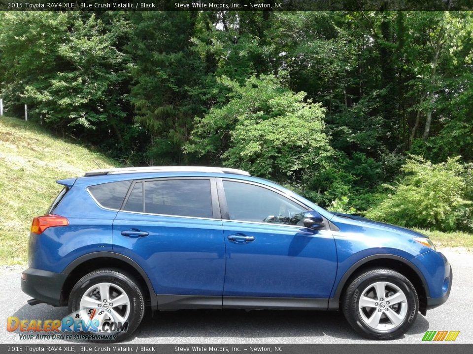 2015 Toyota RAV4 XLE Blue Crush Metallic / Black Photo #5