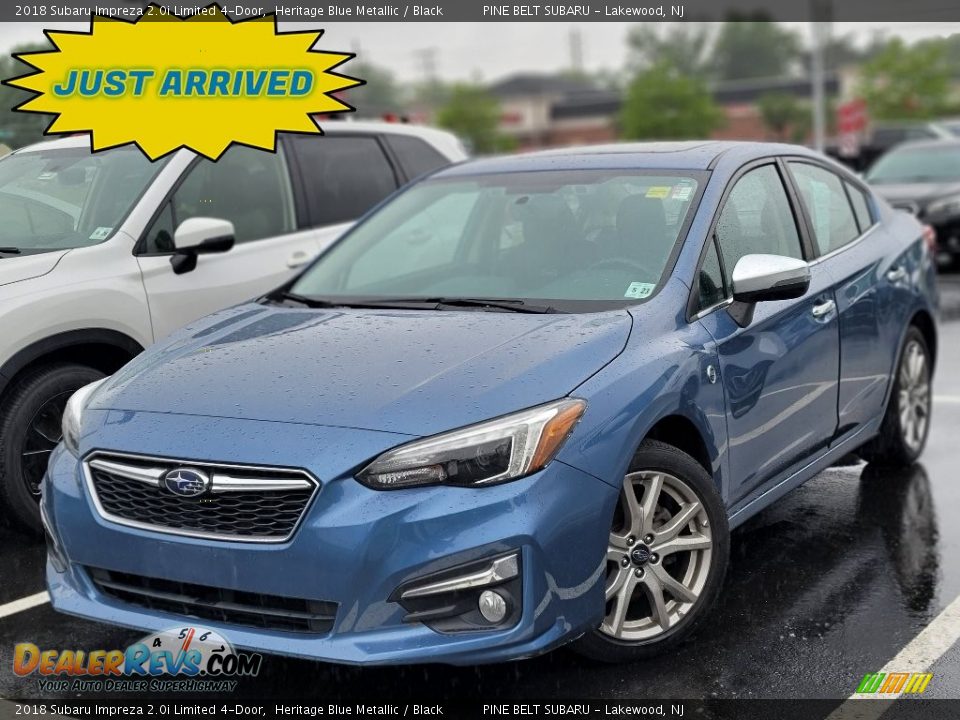 2018 Subaru Impreza 2.0i Limited 4-Door Heritage Blue Metallic / Black Photo #1