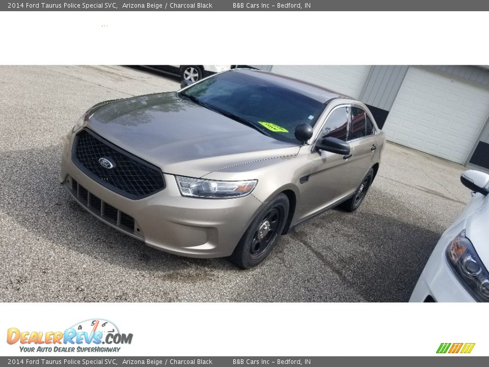 2014 Ford Taurus Police Special SVC Arizona Beige / Charcoal Black Photo #27