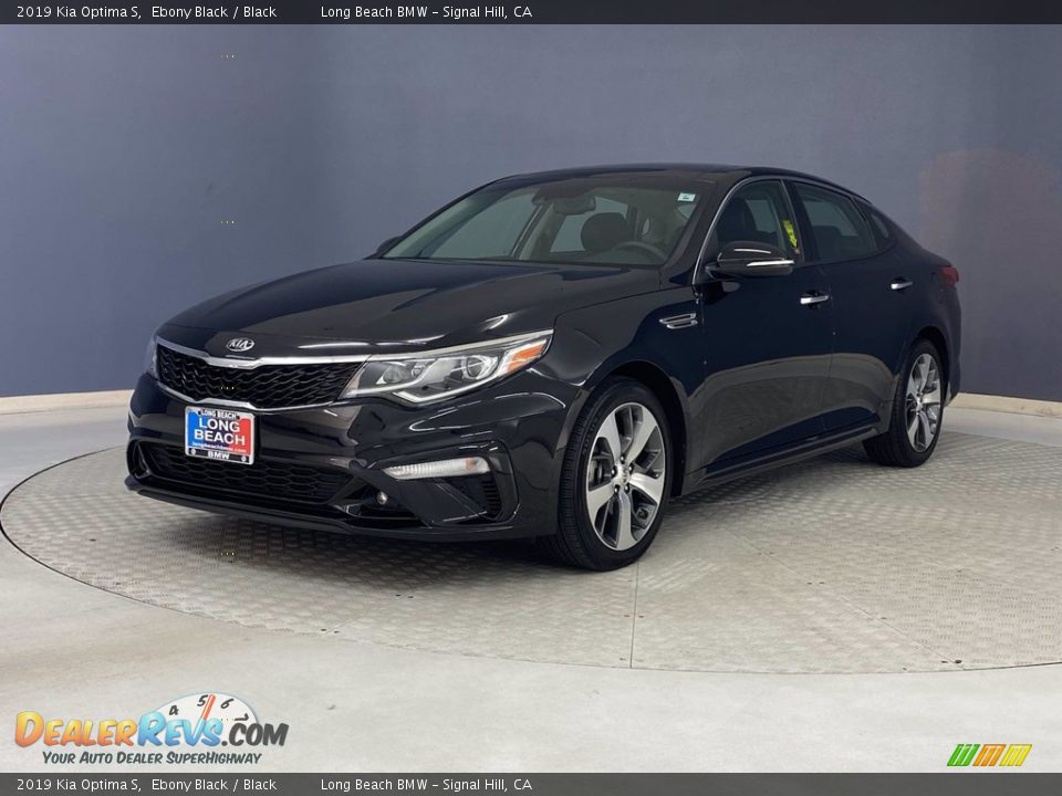 2019 Kia Optima S Ebony Black / Black Photo #3