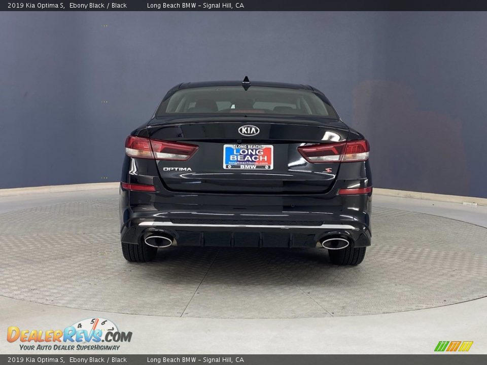 2019 Kia Optima S Ebony Black / Black Photo #4