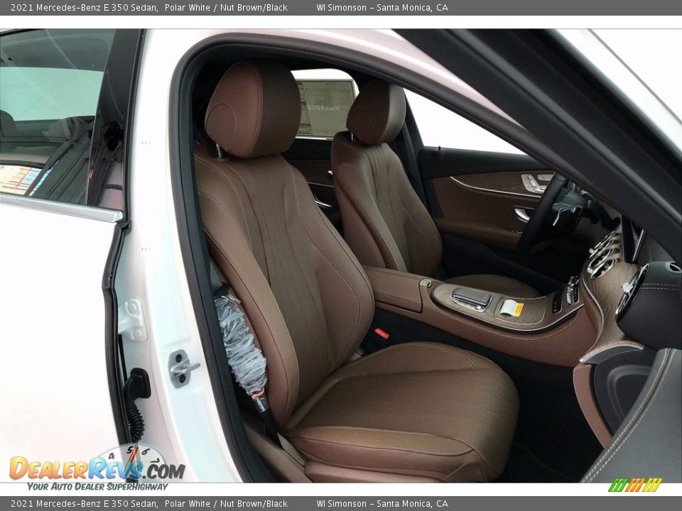 Nut Brown/Black Interior - 2021 Mercedes-Benz E 350 Sedan Photo #5