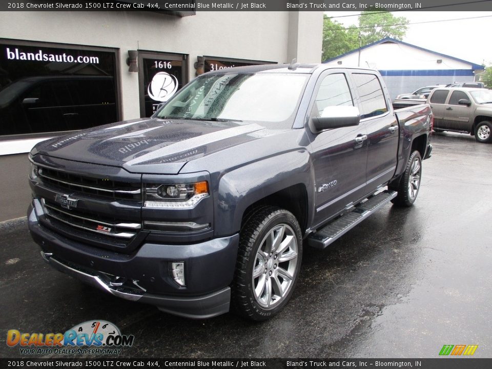 2018 Chevrolet Silverado 1500 LTZ Crew Cab 4x4 Centennial Blue Metallic / Jet Black Photo #2