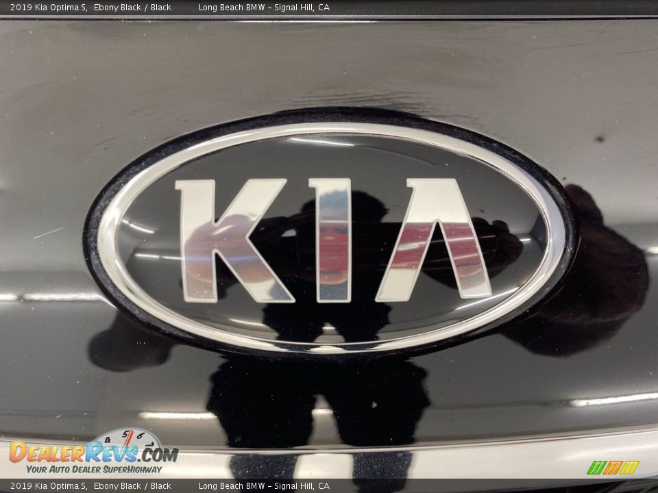 2019 Kia Optima S Ebony Black / Black Photo #8