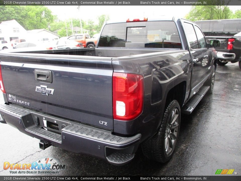 2018 Chevrolet Silverado 1500 LTZ Crew Cab 4x4 Centennial Blue Metallic / Jet Black Photo #4