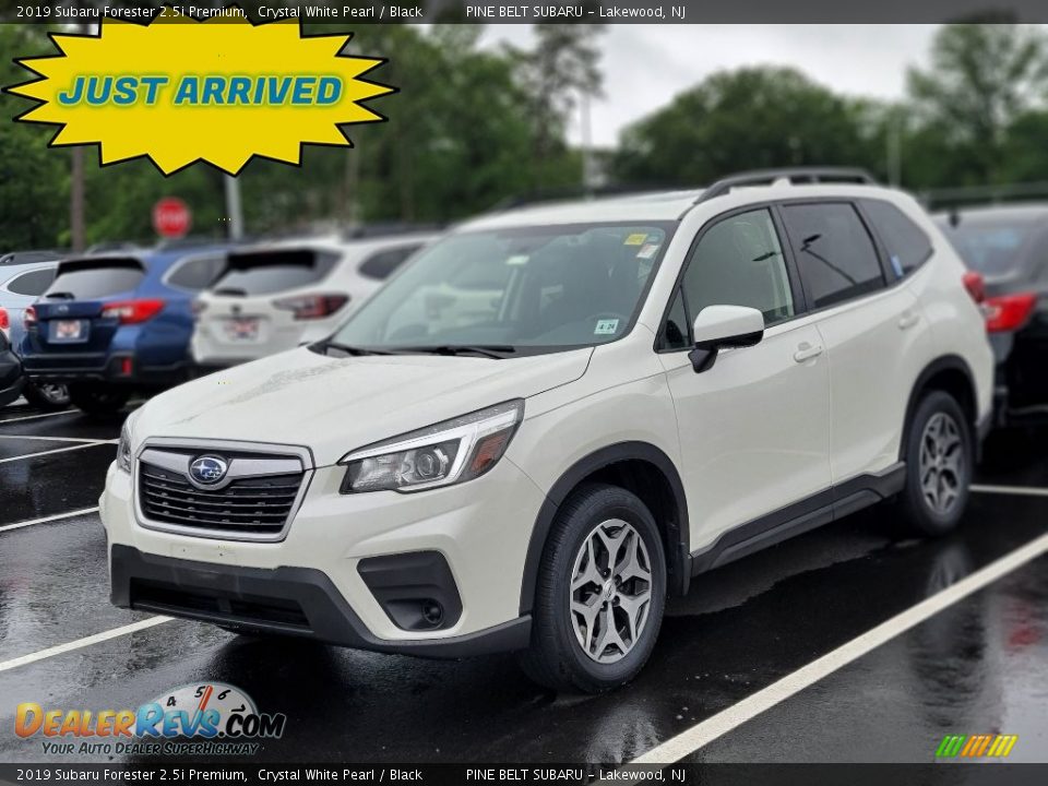 2019 Subaru Forester 2.5i Premium Crystal White Pearl / Black Photo #1