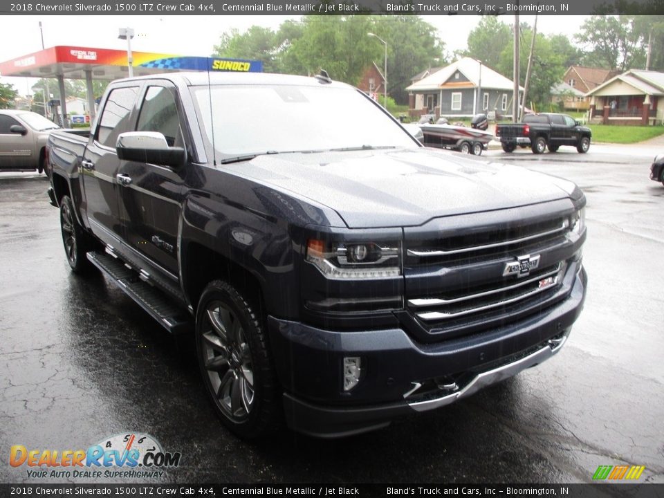 2018 Chevrolet Silverado 1500 LTZ Crew Cab 4x4 Centennial Blue Metallic / Jet Black Photo #5