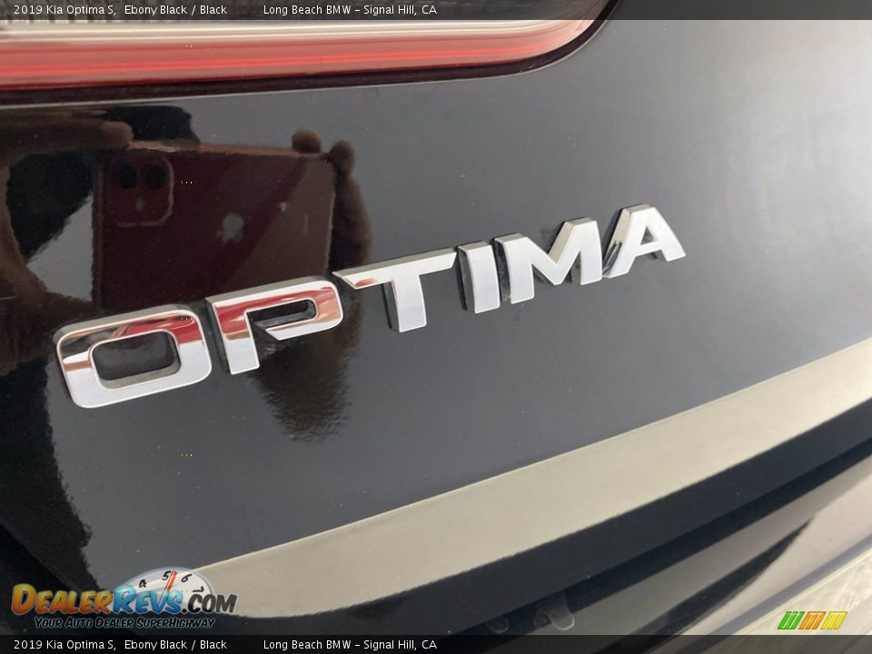 2019 Kia Optima S Ebony Black / Black Photo #11