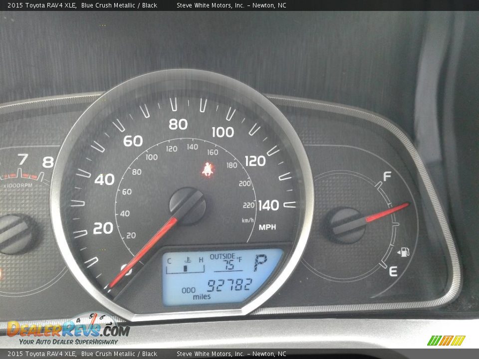 2015 Toyota RAV4 XLE Blue Crush Metallic / Black Photo #19
