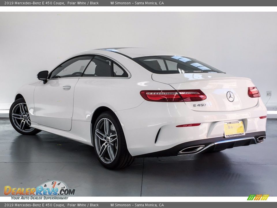 2019 Mercedes-Benz E 450 Coupe Polar White / Black Photo #2