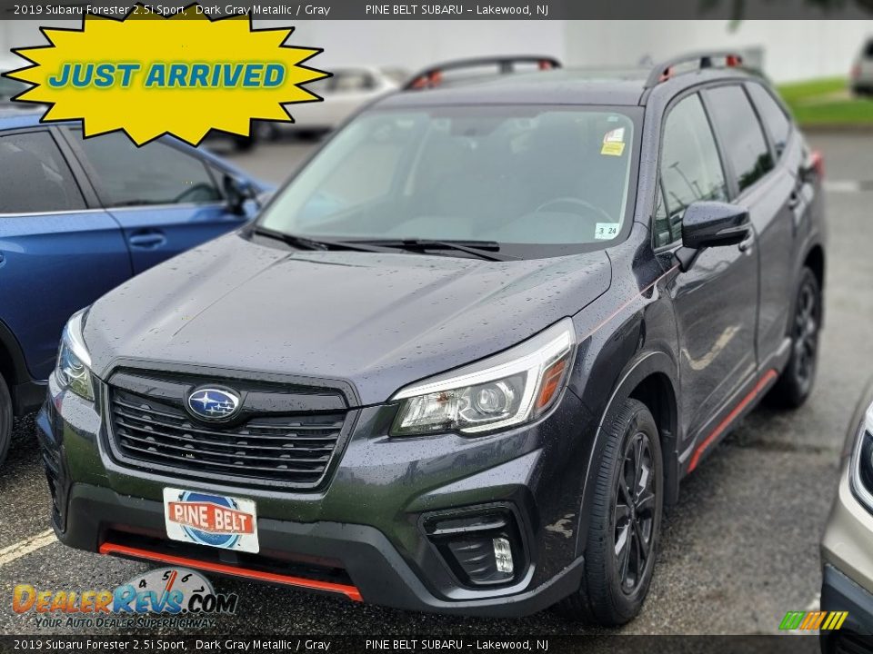 2019 Subaru Forester 2.5i Sport Dark Gray Metallic / Gray Photo #1