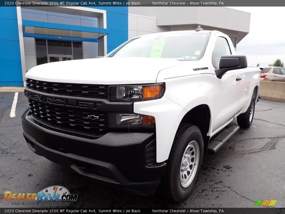 2020 Chevrolet Silverado 1500 WT Regular Cab 4x4 Summit White / Jet Black Photo #2