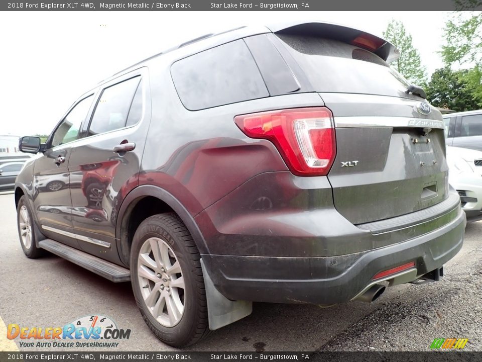 2018 Ford Explorer XLT 4WD Magnetic Metallic / Ebony Black Photo #2