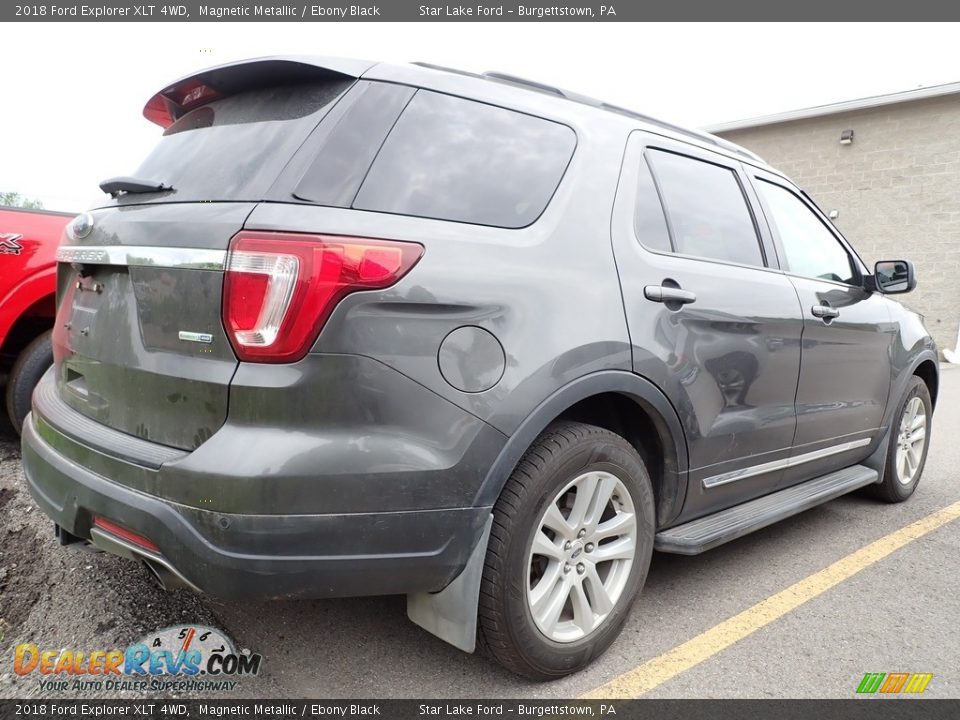 2018 Ford Explorer XLT 4WD Magnetic Metallic / Ebony Black Photo #3
