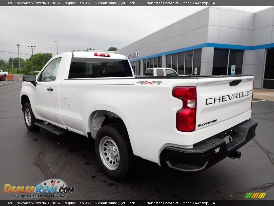 2020 Chevrolet Silverado 1500 WT Regular Cab 4x4 Summit White / Jet Black Photo #6