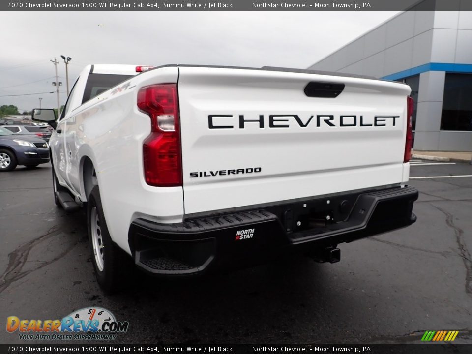 2020 Chevrolet Silverado 1500 WT Regular Cab 4x4 Summit White / Jet Black Photo #7