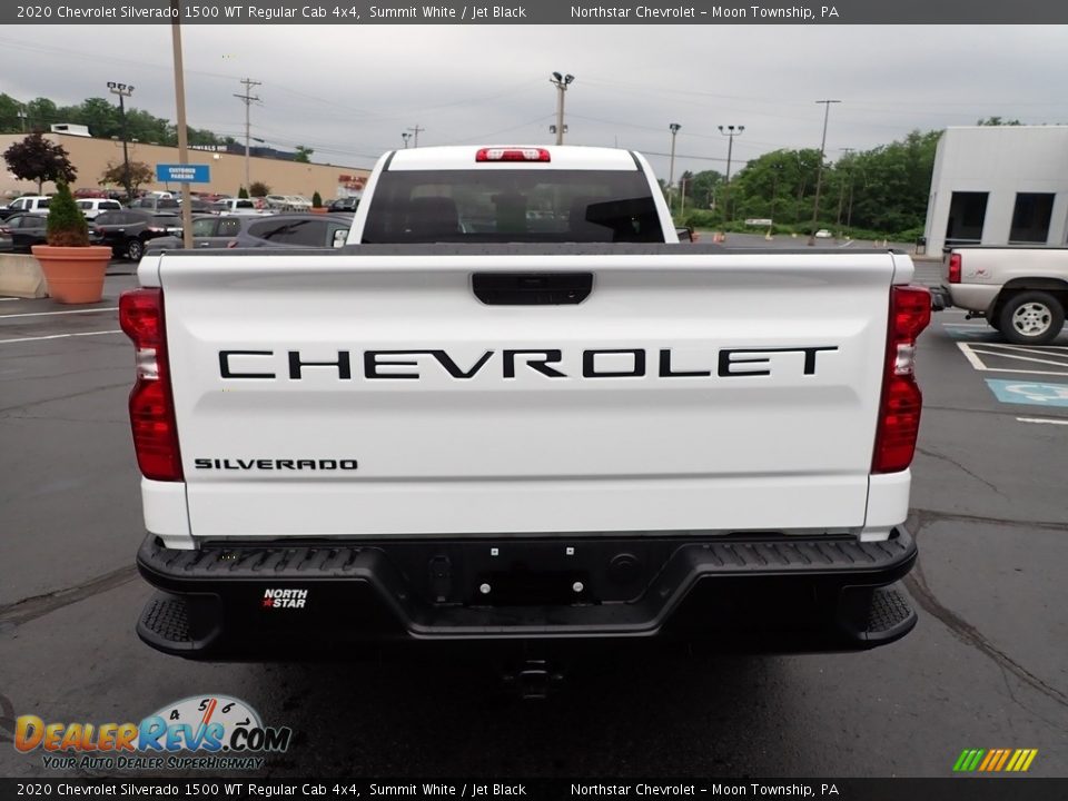 2020 Chevrolet Silverado 1500 WT Regular Cab 4x4 Summit White / Jet Black Photo #8