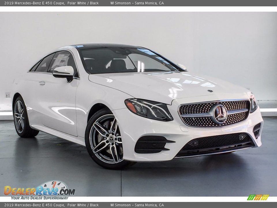 2019 Mercedes-Benz E 450 Coupe Polar White / Black Photo #12