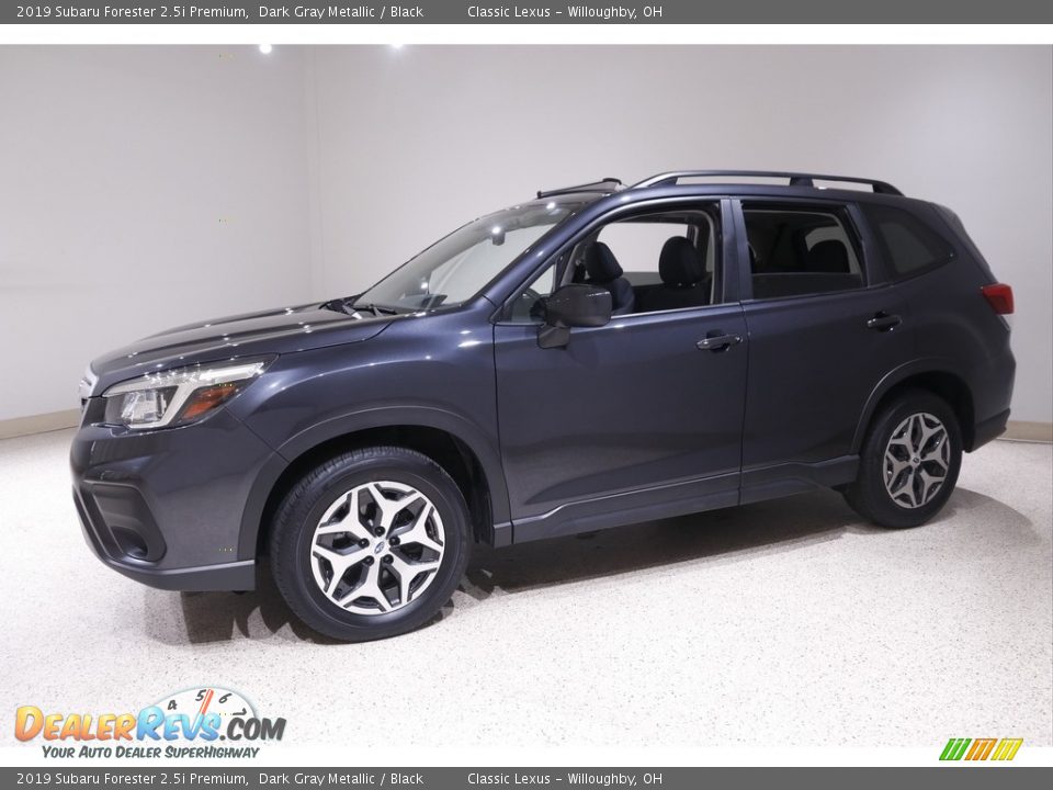 2019 Subaru Forester 2.5i Premium Dark Gray Metallic / Black Photo #3