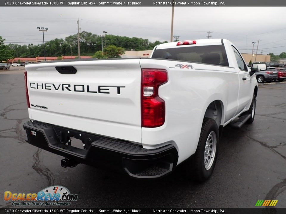 2020 Chevrolet Silverado 1500 WT Regular Cab 4x4 Summit White / Jet Black Photo #9