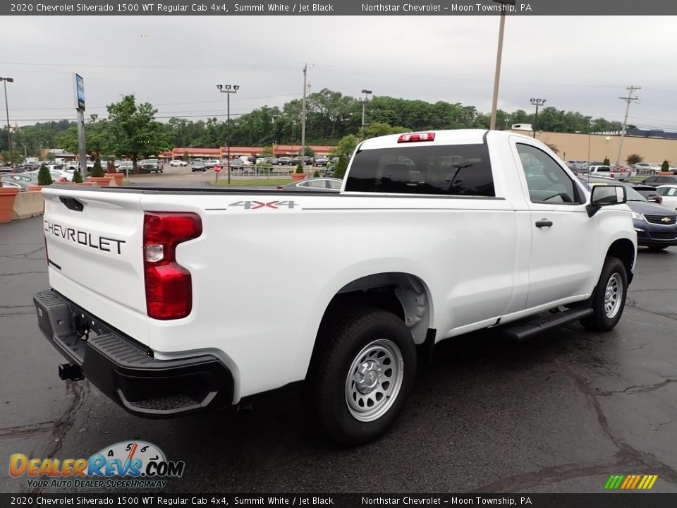 2020 Chevrolet Silverado 1500 WT Regular Cab 4x4 Summit White / Jet Black Photo #10