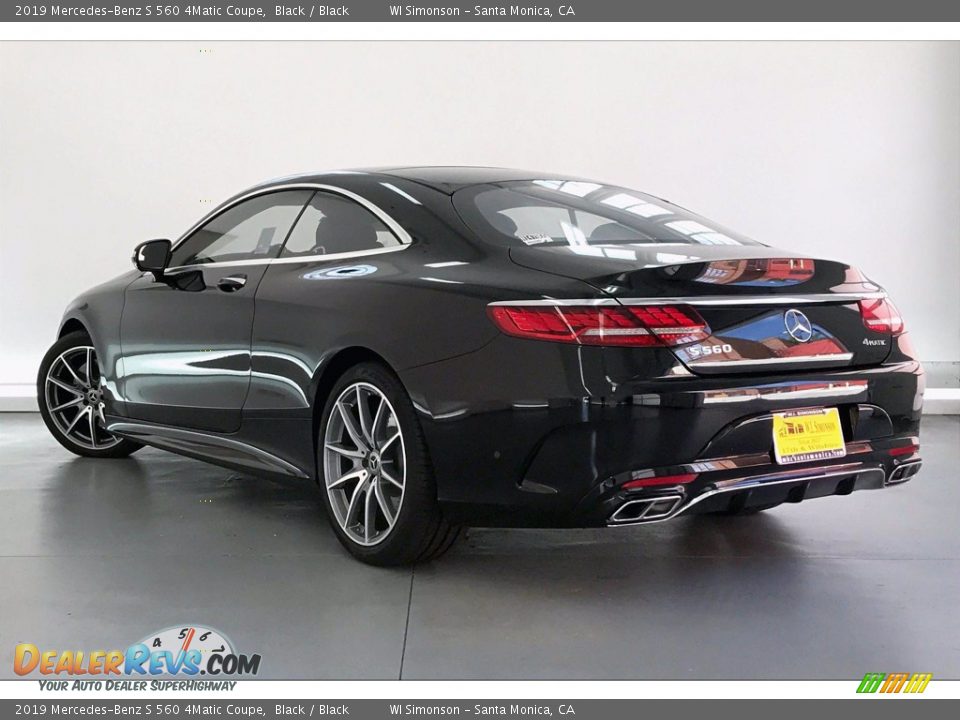 2019 Mercedes-Benz S 560 4Matic Coupe Black / Black Photo #2