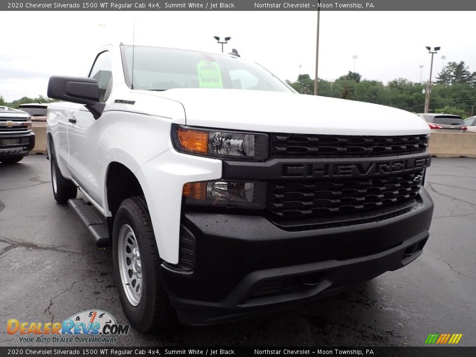 2020 Chevrolet Silverado 1500 WT Regular Cab 4x4 Summit White / Jet Black Photo #12