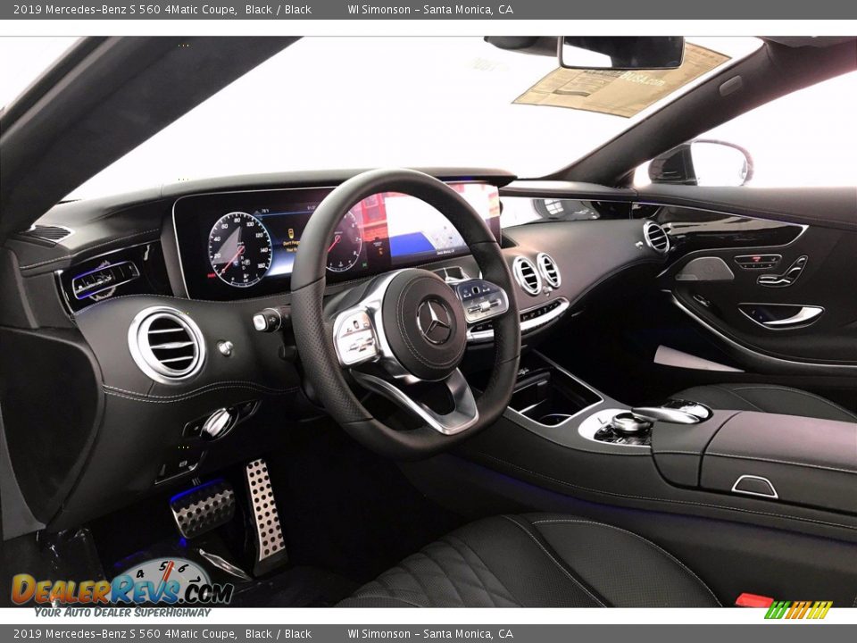 Dashboard of 2019 Mercedes-Benz S 560 4Matic Coupe Photo #4