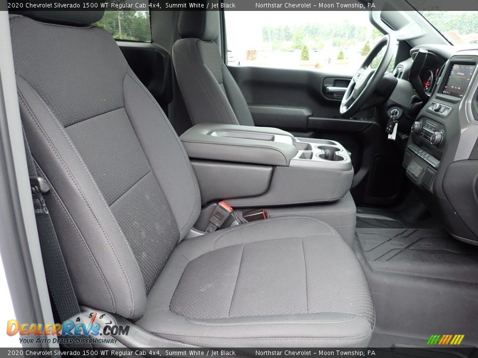 Front Seat of 2020 Chevrolet Silverado 1500 WT Regular Cab 4x4 Photo #16