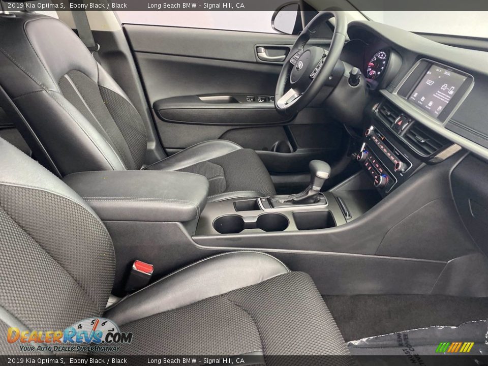 2019 Kia Optima S Ebony Black / Black Photo #32