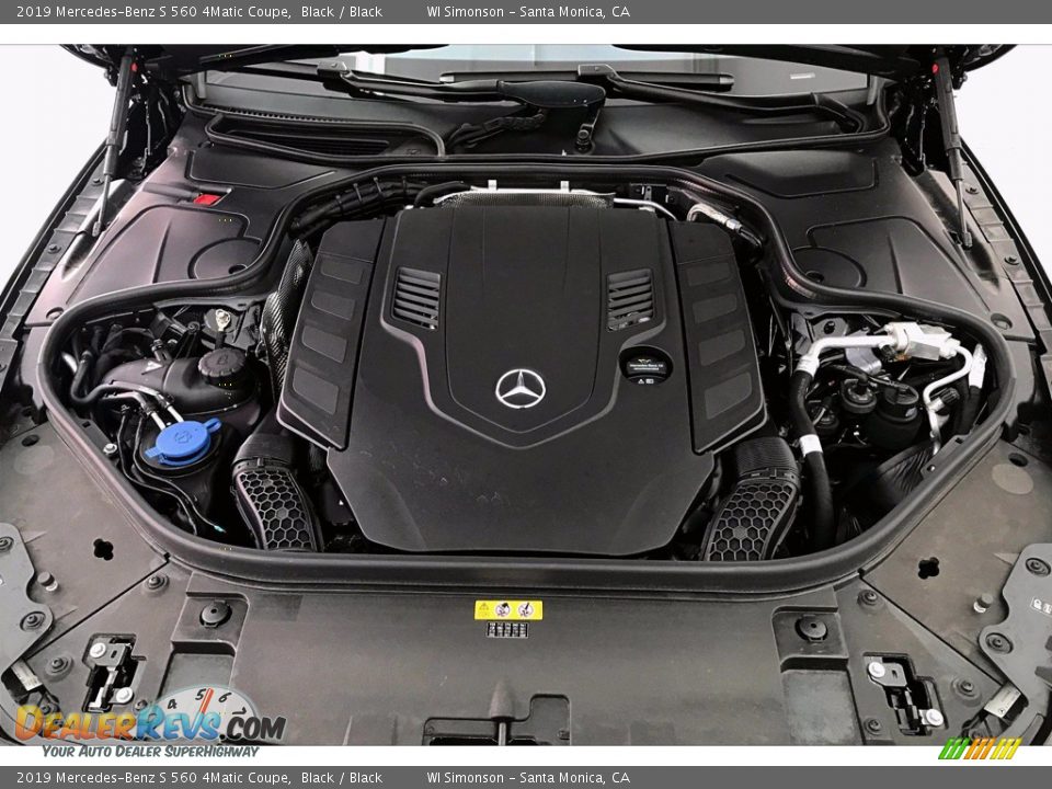 2019 Mercedes-Benz S 560 4Matic Coupe 4.0 Liter biturbo DOHC 32-Valve VVT V8 Engine Photo #8