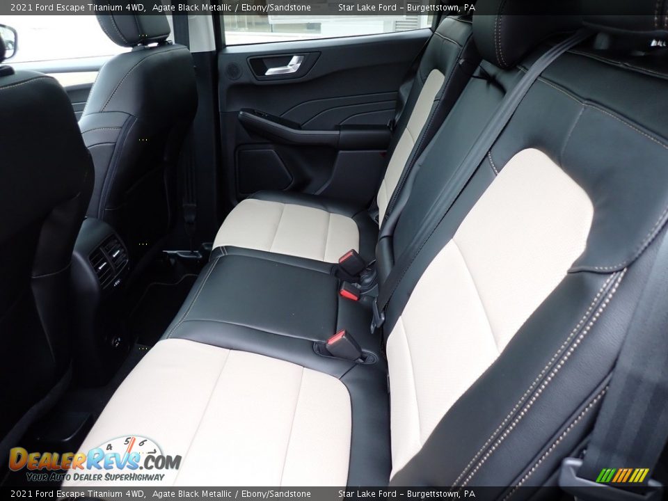 Rear Seat of 2021 Ford Escape Titanium 4WD Photo #11