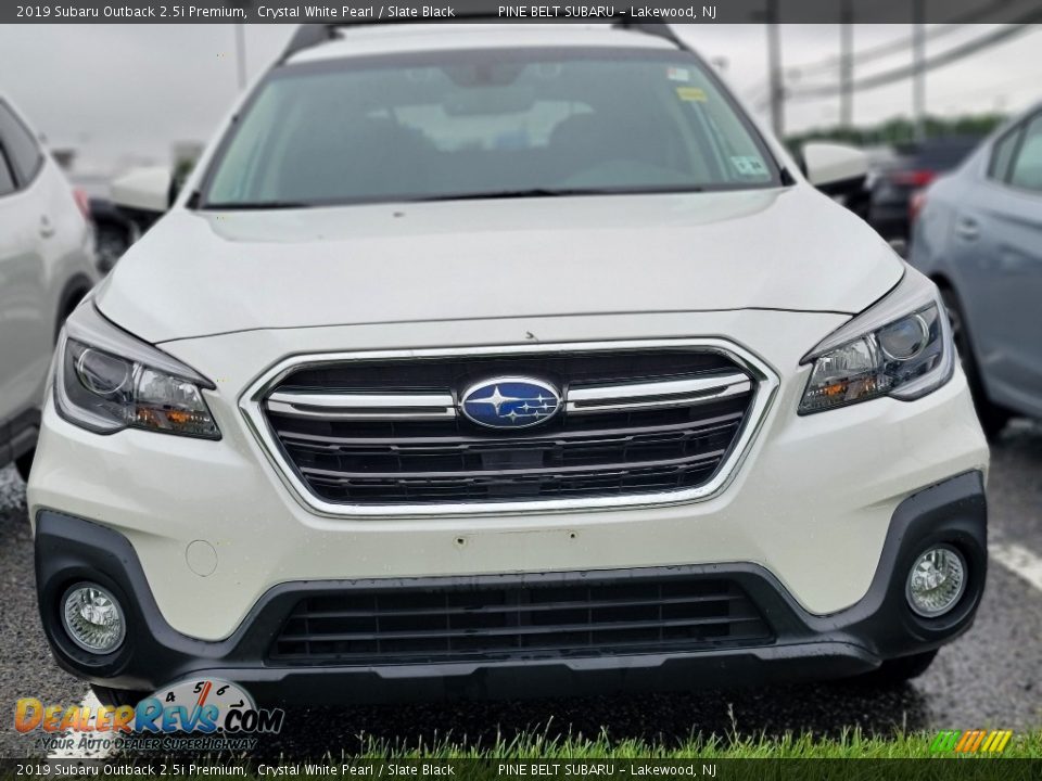 2019 Subaru Outback 2.5i Premium Crystal White Pearl / Slate Black Photo #2