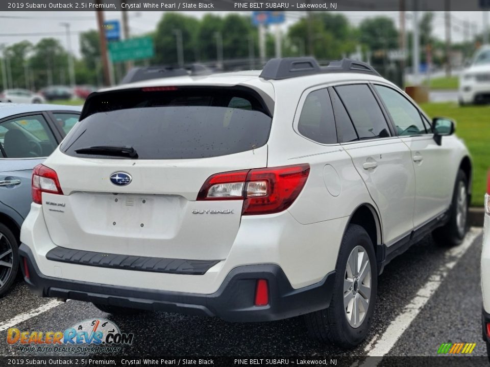 2019 Subaru Outback 2.5i Premium Crystal White Pearl / Slate Black Photo #3