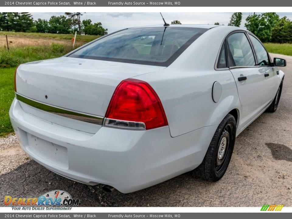 2014 Chevrolet Caprice Police Sedan White / Black Photo #4