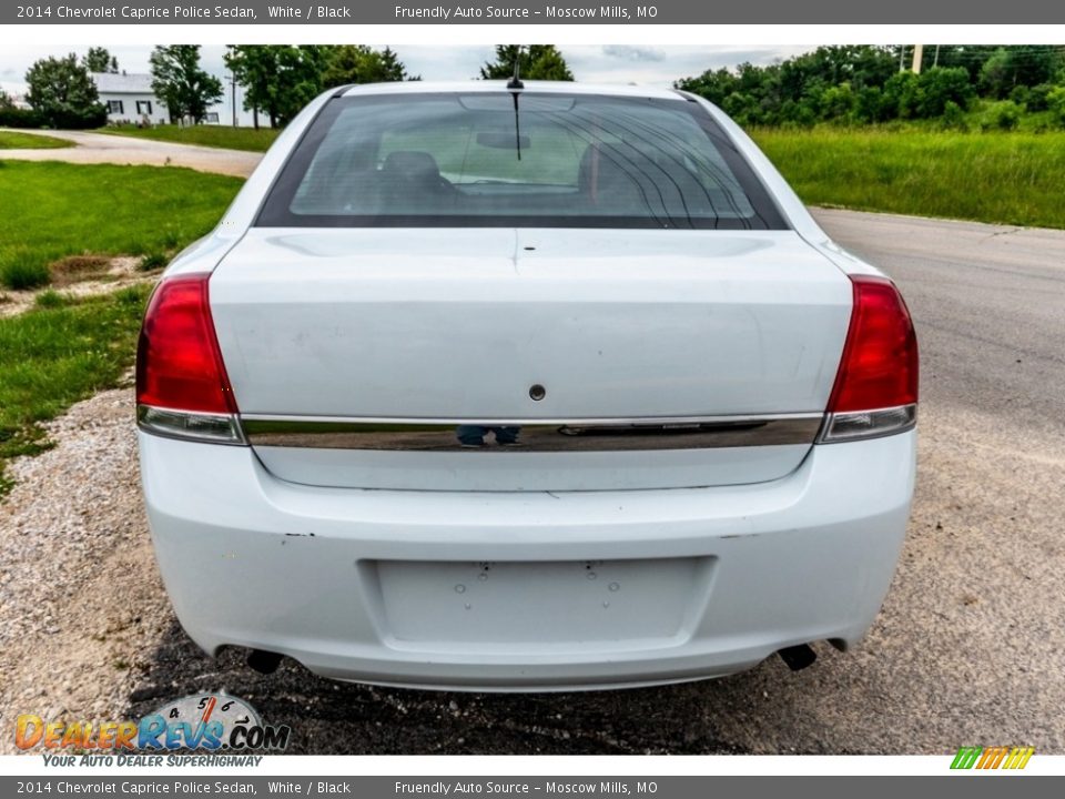 2014 Chevrolet Caprice Police Sedan White / Black Photo #5