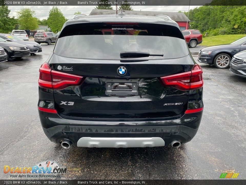 2020 BMW X3 xDrive30i Jet Black / Black Photo #7