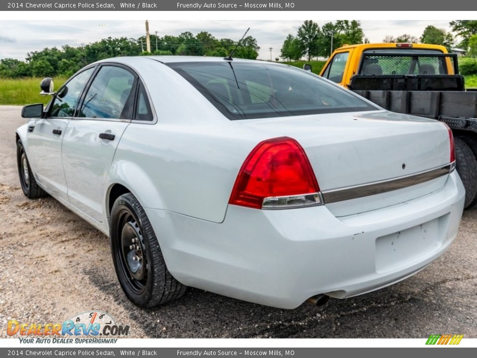 2014 Chevrolet Caprice Police Sedan White / Black Photo #6